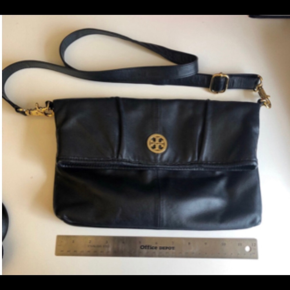 Tory Burch Leather Foldover Purse